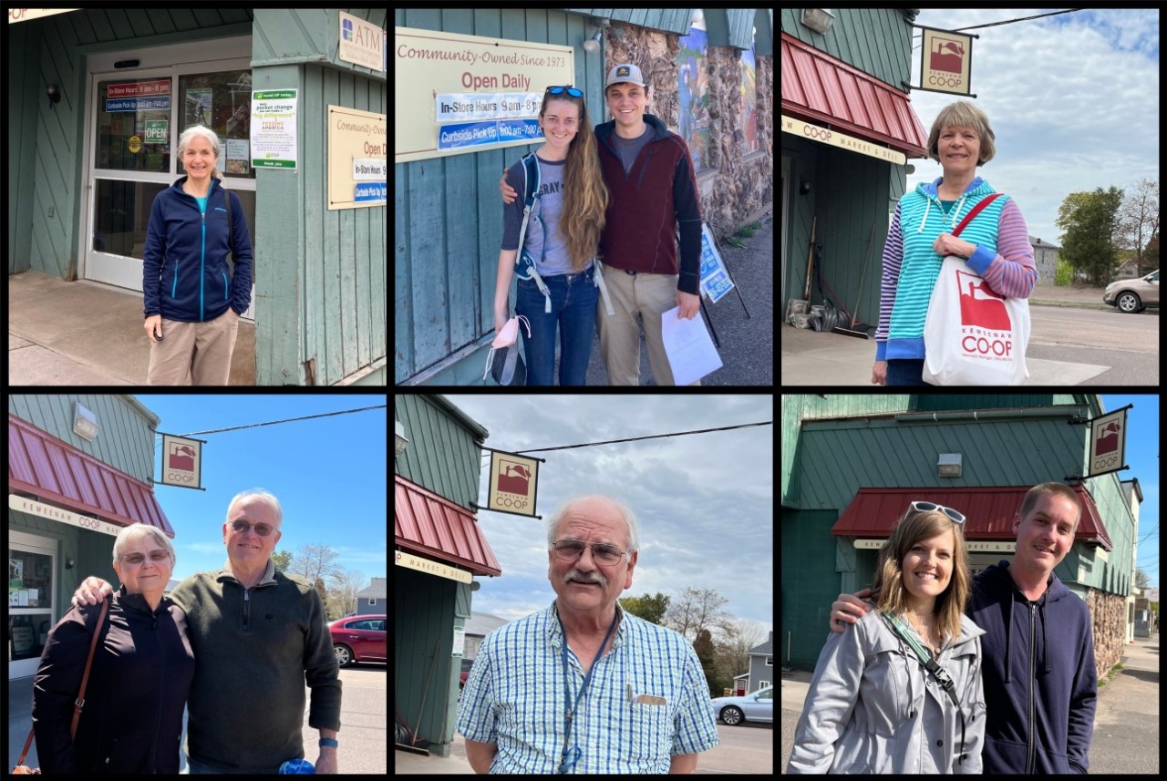 Just a few of the folks investing in the Keweenaw Co-op!